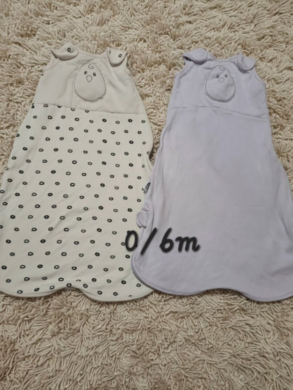 Nested bean sleep sacks